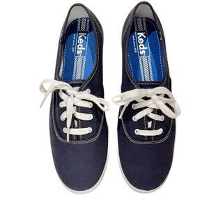 Keds Navy Blue and White Sneakers NEW